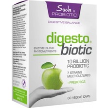 Suda Probiotic Digestobiotic 60 Kapsül - Dezenfektan Hediyeli (%72 Alkol)