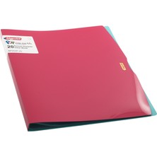 Bigpoint Pop Serisi Sunum Dosyası 20'li Kırmızı-Turkuaz