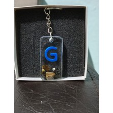 Miina Aksesuar Epoksi Isminize Özel Harf Anahtalık