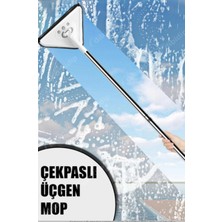 Normadia Çok Amaçlı Üçgen Mop, Cam, Duvar, Fayans ve Parke Temizleme Seti