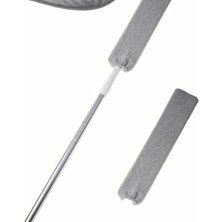 Normadia Sihirli Mikrofiber Başlıklı Girintili Yüzey Dip Köşe Raf Temizleme Mopu