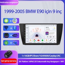 Otolas Bmw E90 Için 9 Inç Carplay Navigasyon - Başlangıç Paketi 1+16GB Gps Kamera - 2006 2007 2008 2009 2010 2011 2012