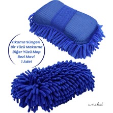 Normadia Mikrofiber Araba Yıkama Süngeri, Makarna ve Mop Bezi, Mavi, 1 Adet