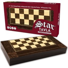 Najmaddin 1020180 Star Polyester Ceviz Tavla (Büyük)