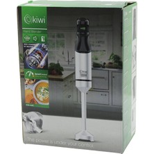 Veralya Kiwi KHB-4438 Çubuk El Blender 1200W Değişken Hız Kontrol Düğmesi Güçlü Dc Motor Çelik Bıçak Krom Kaplama Gövde