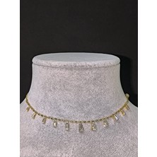 Vulwox Modern Baget Taşlı Zarafet Kolye