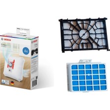 Bosch BGBS4HYG1 Orjinal Toz Torbası Hepa Filtre Iç Filtre 3lü Set