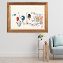 Giyense Altın Varaklı Çerçeveli Paspartulu  Tablo GTY500