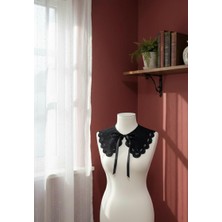 Tint and Treats Pamuk Fisto Dantel Yaka (Saten Kurdele Bağlamalı)