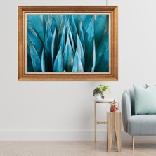 Giyense Altın Varaklı Çerçeveli Paspartulu  Tablo GTY240