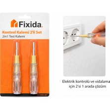 Kontrol Kalemi 2’li Set – 2in1 Test Kalemi, Elektrik Faz Kontrol Tornavidası