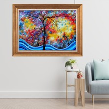 Giyense Altın Varaklı Çerçeveli Paspartulu  Tablo GTY209