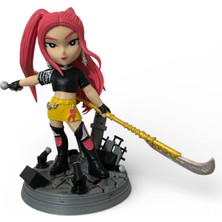 El Yapımı Kpop Demon Hunters Mira Fanart Figür – El Boyama Kaideli Özel Tasarım 3D Baskı Koleksiyon