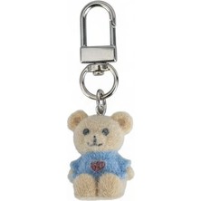 Winy Concept Tüylü Ayıcık Peluş Anahtarlık - Sevimli Ayı Figürlü Çanta Aksesuarı, Anahtar Süsü ve Hediyelik