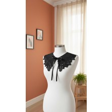 Tint and Treats Pamuk Fisto Dantel Yaka (Saten Kurdele Bağlamalı)