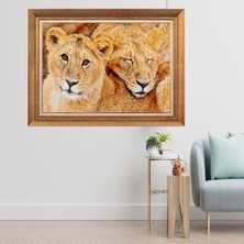 Giyense Altın Varaklı Çerçeveli Paspartulu  Tablo GTY086