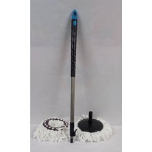 Normadia Zambak Temizlik Seti Yedek Sap ve 2 Mop - Kovalarla Uyumlu