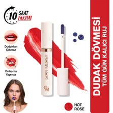 Gian Morey Dudak Dövmesi HOT ROSE Soyulabilir Kalıcı Ruj