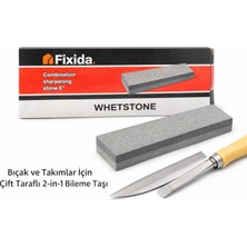 Bileme Taşı 8 Inç Kombin  – Çift Taraflı Bıçak Bileme Whetstone