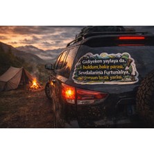 Seymen Bıçakçılık  Taşacak Bu Denizin Sözcükleri Oto Cam Sticker – Fenomen Trend Araç Yazı Sticker