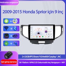 Otolas Honda Sprior Wifi Gps Carplay 9 Inç 2+32GB Kamera Multimedya Navigasyon Sistemi - 2009-2015 Model