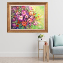 Giyense Altın Varaklı Çerçeveli Paspartulu  Tablo GTY618