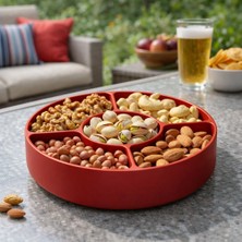 Cenikli Modern Çerezlik & Kuruyemiş Sunum Tabağı