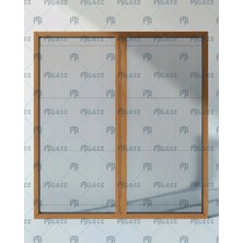 Palace Aluminium Double Akordeon Pileli Pilise Kapı