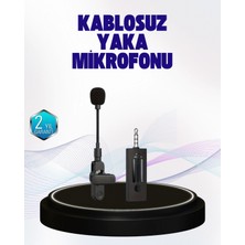 MiraLive 2.4 Ghz Kablosuz Yaka Mikrofonu – 60 Metre Menzil, Gürültü Azaltma, Type-C Şarjlı