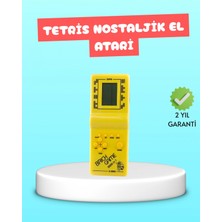 MiraLive Taşınabilir El Aterisi Gameboy – Klasik Tetris Oyunu, Pil ile Çalışan Mini El Konsolu