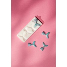 Rufus Concept Deniz Kızı Kuyruğu Mini Dörtlü Silikon Mum Kalıbı