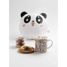 Sevimli Panda Yastık Peluş, Kurabiye, Harley Quınn Kupa Bardak Set