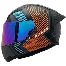 Ls2 Rapid 2 Extra Full Face Motosiklet Kaskı Gökkuşağı Vizörlü