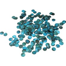 Mavi 10 mm Yandan Delikli Ithal Plastik Pul Payet 30 gr (Tülbent, Oya, Havlu Malzemesi)