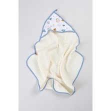 Bondberro Bebek ve Çocuk Bornoz Havlu Waffle Kumaş %100 Pamuk  ( Kaplan )