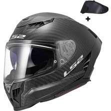 Ls2 Dragon Karbon Mat Kapalı Kask