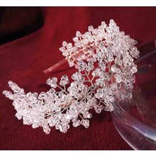 Krdtal Gelin Tacı, Söz Nişan Isteme Nikah Düğün Şık Taç, Parlak Taç