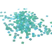 Turkuaz 8x8 Kare Delikli Pul Payet 30 gr (Tülbent, Oya, Havlu Malzemesi)