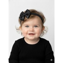 Masal Dünyası Bursa Kız Bebekler Için Lüks Deri Fiyonk Saç Bandı - 3 Farklı Renk Seçeneği