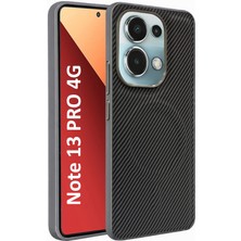 CepStok Redmi Note 13 Pro 4g Kılıf Magsafe Karbonfiber Desenli Silikon Kapak