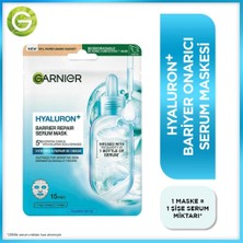 5 Adet Garnier Hyalüron+ Bariyer Onarıcı Serum Yüz Maskesi 28 gr