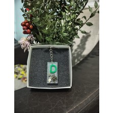 Miina Aksesuar Epoksi  Isminize Özel  Harf Anahtarlık