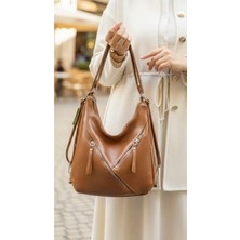 Çantam Gelsin Kadın 5 Bölmeli Iki Ana Bölmeli Omuz ve Sırt Çantası