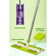 Normadia Pratik Mandallı Mop ile Yer, Fayans ve Duvar Temizliği Kolaylığı