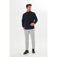 Regular Fit Flam Keten Gömlek