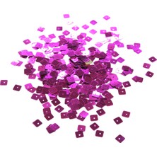 Fuşya 8x8 Kare Delikli Pul Payet 30 gr (Tülbent, Oya, Havlu Malzemesi)