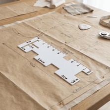 Pazarora Hassas Kalıp Cetveli ve Dikiş Payı Düzenleyici Aparat