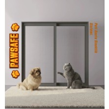 Pawsafe Çift Raylı Sürme Sineklik Sistemi – Kedi Dostu | Palace Aluminium