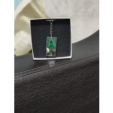 Miina Aksesuar Epoksi  Isminize  Özel Harf  Anahtarlık