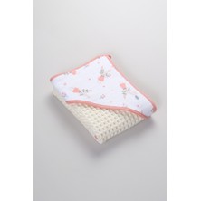 Bondberro 4 Katlı Multi Müslin Kumaş %100 Pamuk Bebek ve Çocuk Bornoz Havlu ( Tavşan )